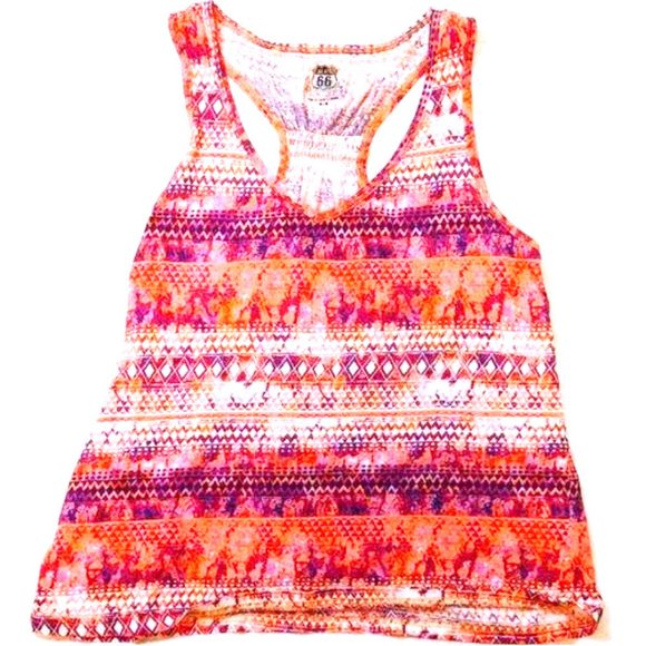 Route 66 Tops - *3/$15* Route 66 Brightly Colored Racerback Tank